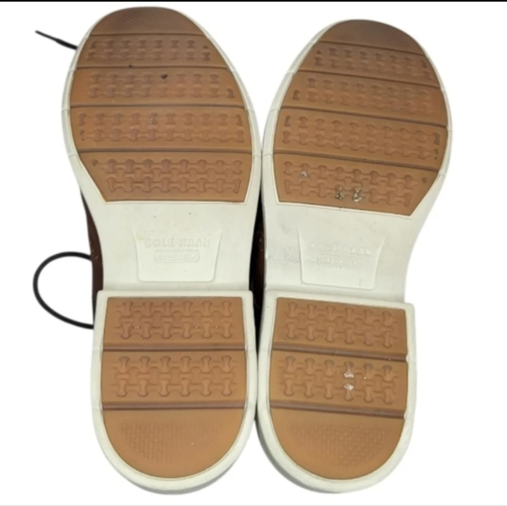 Cole Haan Wingtip Go To Oxford British Tan Brown Dress Casual Work Loafer Men 11 - Picture 7 of 8